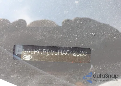 2017 Land Rover Discovery Se from USA, damaged, VIN SALRGBBV8HA042826